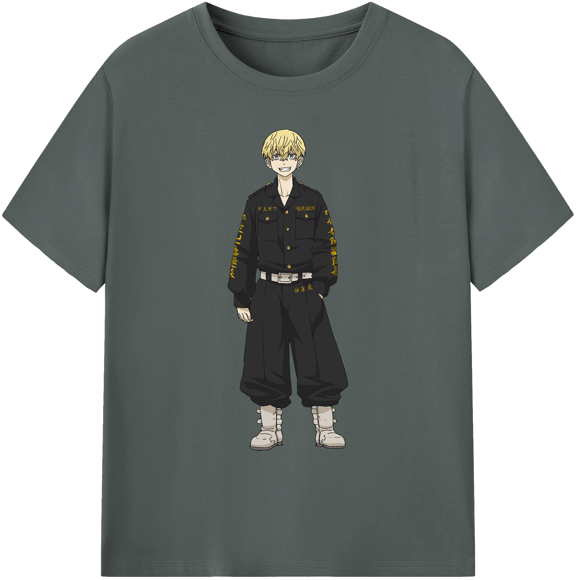 （画像用） 東京リベンジャーズ Tokyo Revengers 綿100％ メンズ半袖Tシャツ｜肌触りやわらか＆通気性